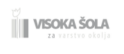 visoka sola za varstvo okolja